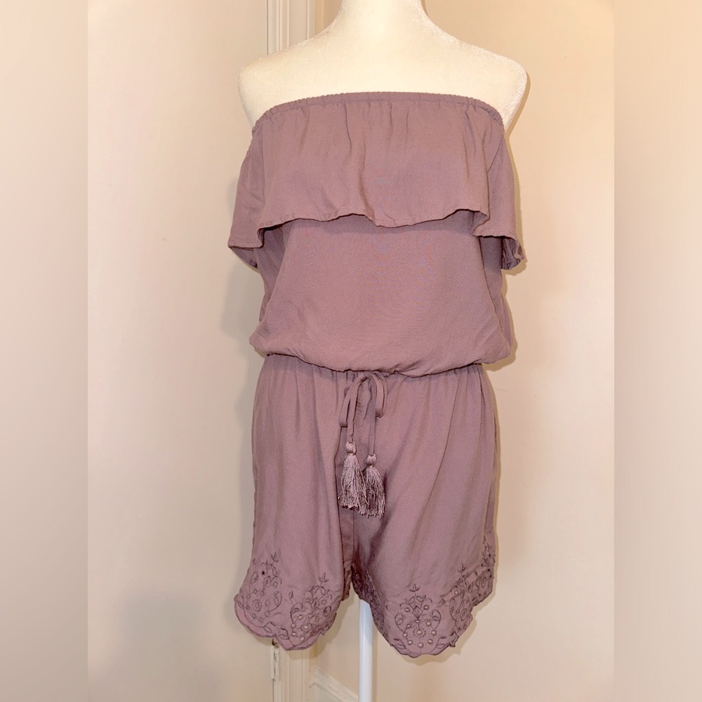 NEW Women’s Mossimo Romper, Mauve, Size Medium